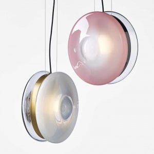 BOMMA závěsné svítidlo Orbital polaris white nikl
