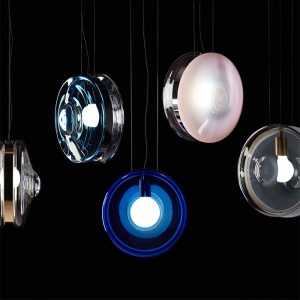 BOMMA závěsné svítidlo Orbital polaris white nikl