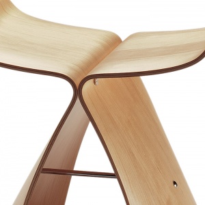 VITRA stolička Butterfly Stool javor