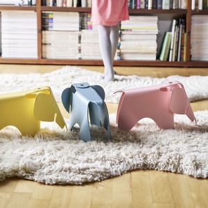VITRA stolička Eames Elephant malá bílá