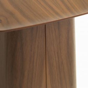 VITRA stolek Wooden Side Table malý tmavý dub