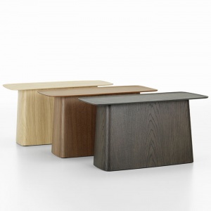 VITRA stolek Wooden Side Table malý tmavý dub
