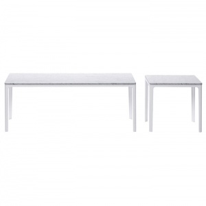 VITRA stolek Plate Table 400x400 čokoládový