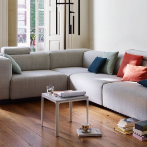 VITRA stolek Plate Table 400x400 čokoládový
