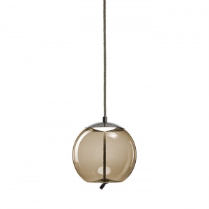 BROKIS závěsné svítidlo Knot Small Sfera kouřově hnědé