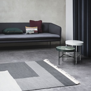 FERM LIVING polštář Colour Block malý světle růžový