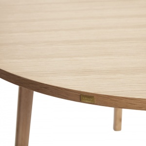 HÜBSCH stůl Wood kulatý