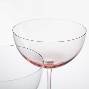 LUKÁŠ HOUDEK sklenice na šampaňské Bubbles růžové