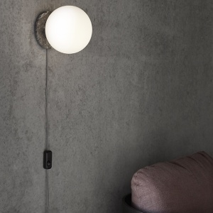 AUDO (MENU) nástěnné svítidlo TR Bulb Grey Marble
