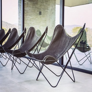AIRBORNE křeslo AA Chair Batyline Outdoor tmavě šedé