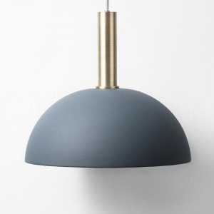 FERM LIVING stínidlo k závěsnému svítidlu Collect Dome Shade tmavě zelené