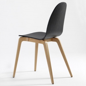 ONDARRETA židle Bob Wood Stained Beech celopolstrovaná