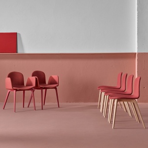 ONDARRETA židle Bob XL Lacquered beech polstrovaná