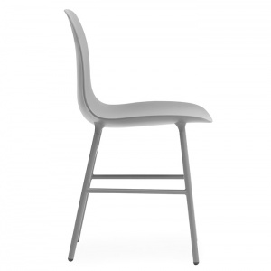 NORMANN COPENHAGEN židle Form Steel šedá