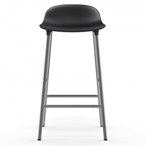 NORMANN COPENHAGEN barová židle Form Chrome černá