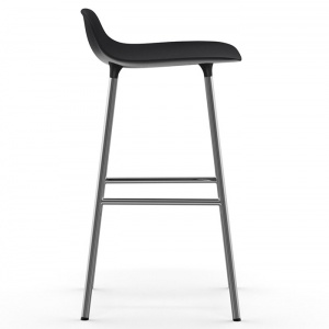 NORMANN COPENHAGEN barová židle Form Chrome černá