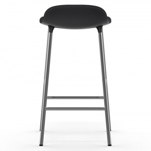 NORMANN COPENHAGEN barová židle Form Chrome černá