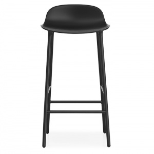 NORMANN COPENHAGEN barová židle Form Steel černá