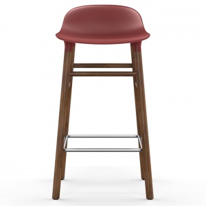 NORMANN COPENHAGEN barová židle Form Wood červená