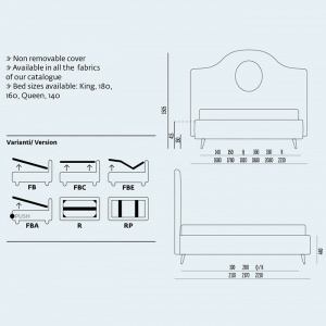 NOCTIS postel Sophie Modern 160x200