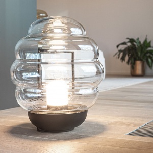 BOMMA stojací lampa Blimp střední čirá