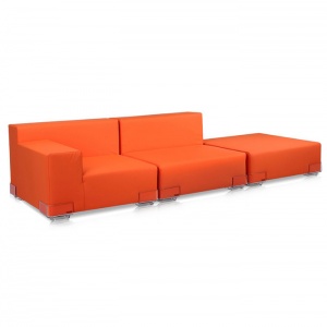 KARTELL pohovka Plastics bez područek oranžová