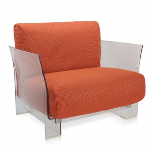 KARTELL křeslo Pop outdoor černé