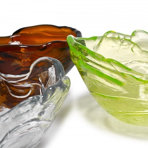 LASVIT mísa Frozen malá amber