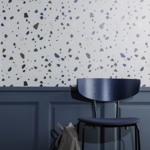 FERM LIVING tapeta Lines šedá