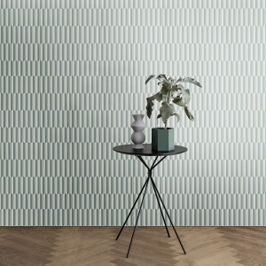 FERM LIVING tapeta Confetti mátově zelená