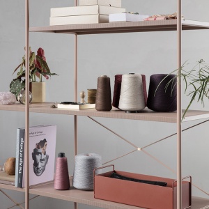 FERM LIVING květináč Plant Box tmavě šedý