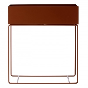 FERM LIVING květináč se stojanem Plant Box bronz