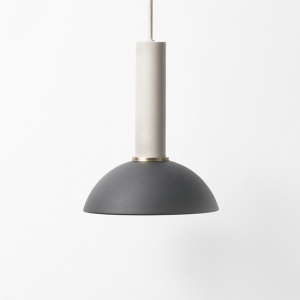 FERM LIVING stínidlo k závěsnému svítidlu Collect Hoop Shade světle modré