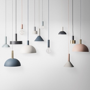 FERM LIVING stínidlo k závěsnému svítidlu Collect Hoop Shade světle modré