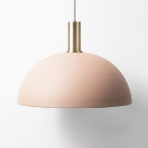 FERM LIVING stínidlo k závěsnému svítidlu Collect Dome Shade světle šedé