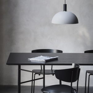 FERM LIVING stínidlo k závěsnému svítidlu Collect Dome Shade světle šedé
