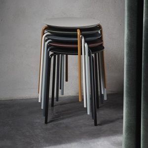 FERM LIVING stolička Herman Stool černá