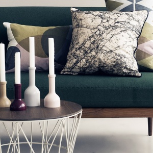 FERM LIVING deska stolku Wire Basket Top střední světlá