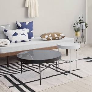 FERM LIVING stolek Marble Table velký černý