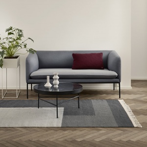 FERM LIVING stolek Marble Table velký černý