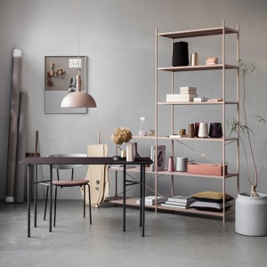 FERM LIVING židle Herman Chair s polstrováním tmavě modrá/tmavě modrá