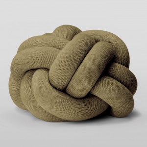 DESIGN HOUSE STOCKHOLM polštář Knot zelený