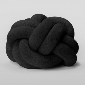 DESIGN HOUSE STOCKHOLM polštář Knot antracitový