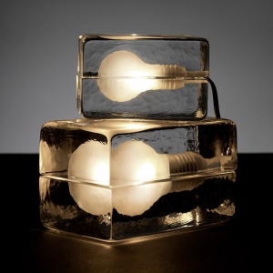 DESIGN HOUSE STOCKHOLM stolní lampa Block Lamp malá černá