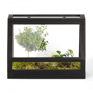 DESIGN HOUSE STOCKHOLM domácí skleník Greenhouse Mini tmavě šedý
