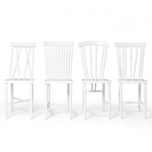 DESIGN HOUSE STOCKHOLM židle Family chair No.3 bílá