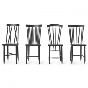 DESIGN HOUSE STOCKHOLM židle Family chair No.4 černá