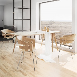 DESIGN HOUSE STOCKHOLM židle Wick chair chrom