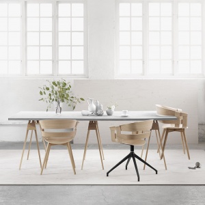 DESIGN HOUSE STOCKHOLM židle Wick chair chrom
