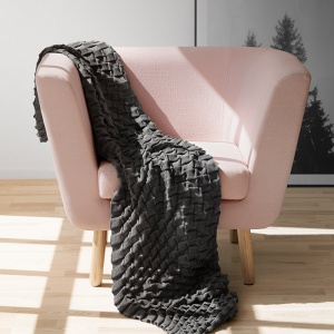 DESIGN HOUSE STOCKHOLM křeslo Nest Easy chair tmavě šedá